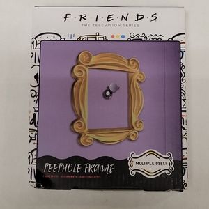 Nwt! FRIENDS Television Series Show Yellow Door Peephole Frame